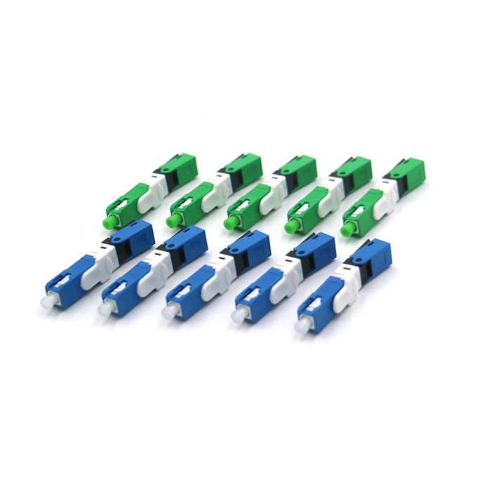Singlemode FTTH ESC250D SC APC Fiber Optic Fast Connector 0